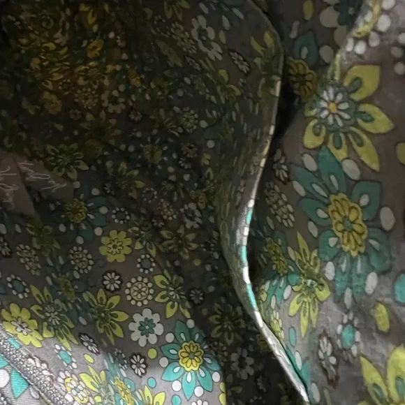 Vera Bradley Yellow and Green Paisley Shoulder Bag - Picture 7 of 8